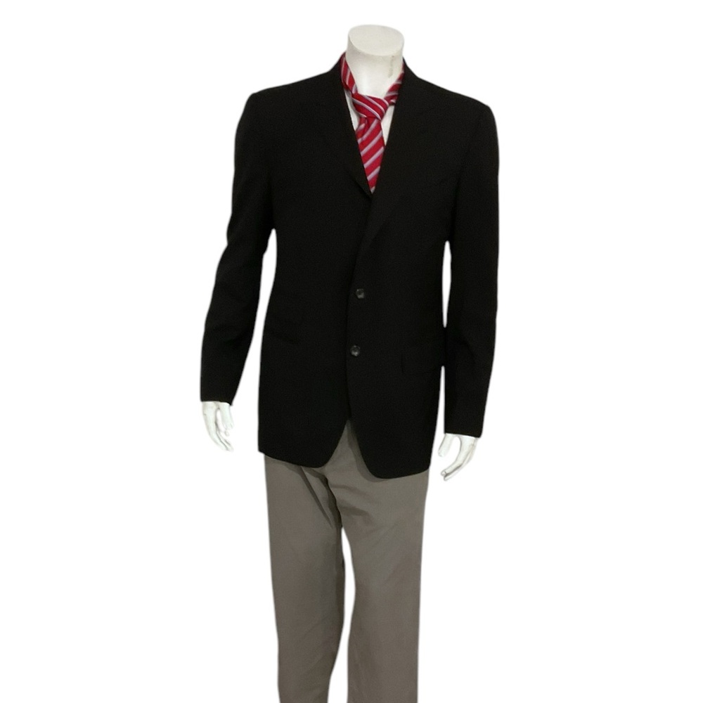 Tom Ford Mens Black 3 Button Blazer